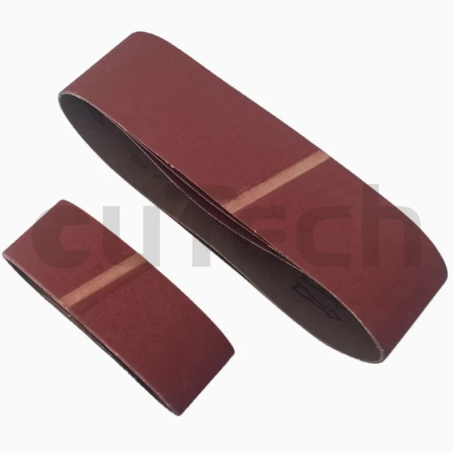Butt joint sanding belt